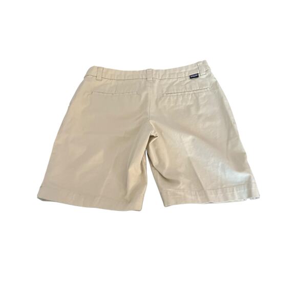 PATAGONIA W’s STRETCH ALL OVER WOMENS KHAKI HIKING WALKING SHORTS SIZE 2 - Picture 2 of 11